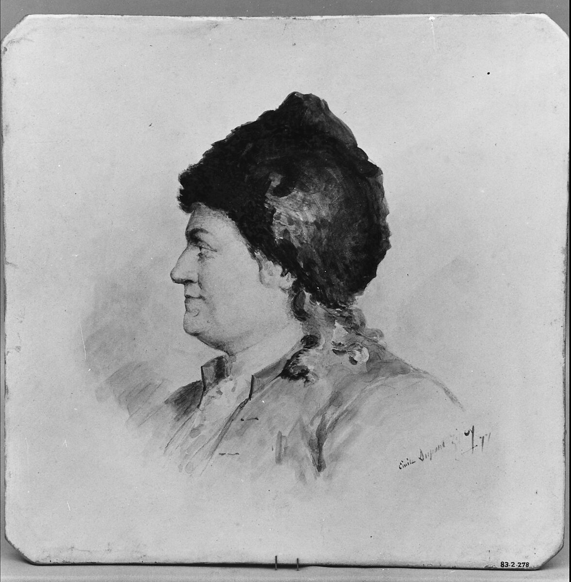 Benjamin Franklin, Probably designed by Emile Dupont-Zipcy (1822–1885), Faience, French