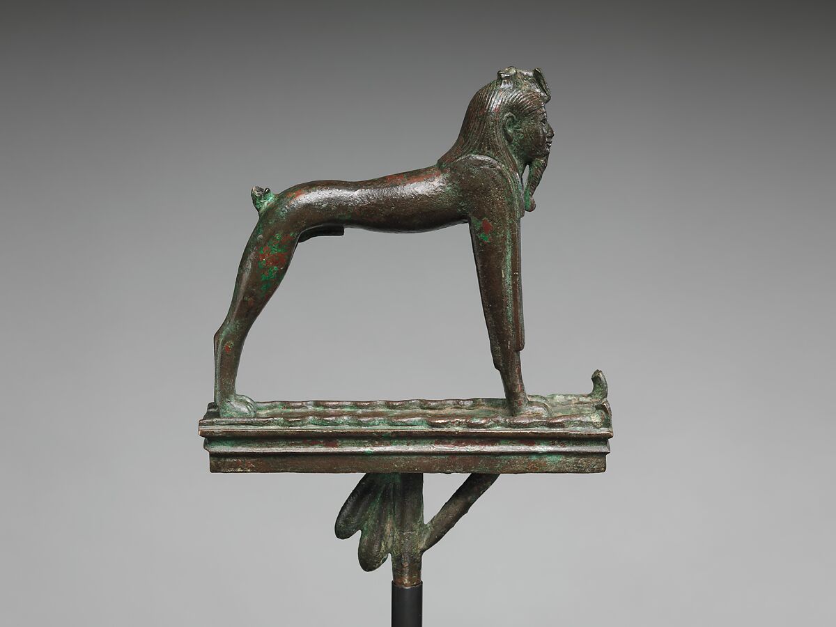 <em>Sib</em> sphinx for a barque, Leaded bronze
