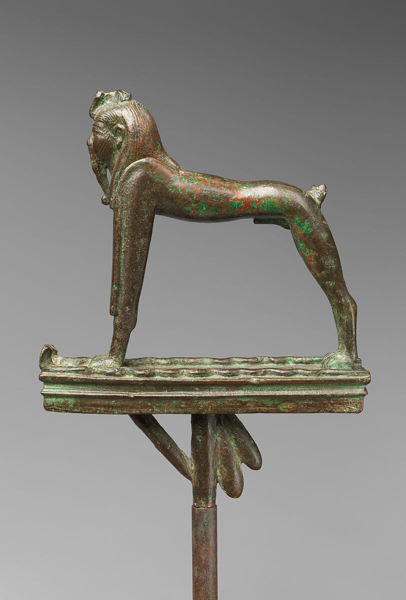 <em>Sib</em> sphinx for a barque, Leaded bronze