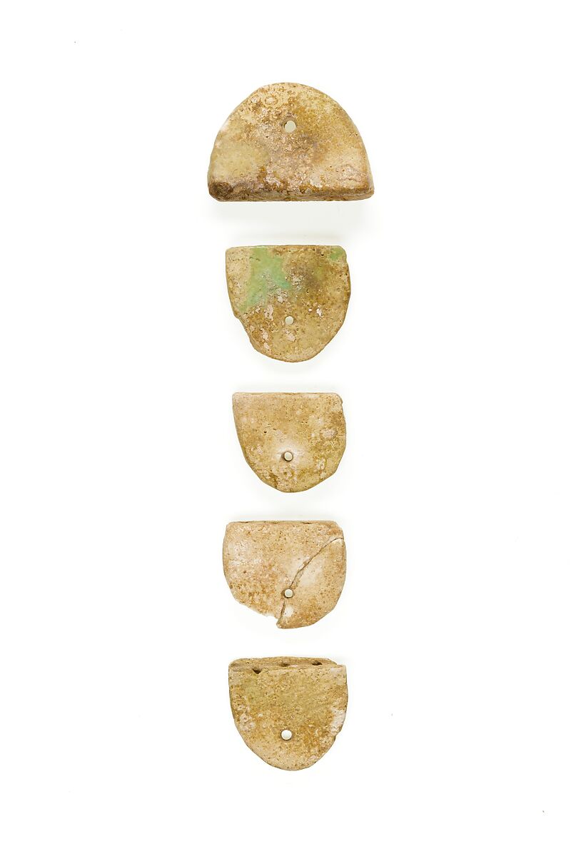 Broad Collar piece (?), Faience