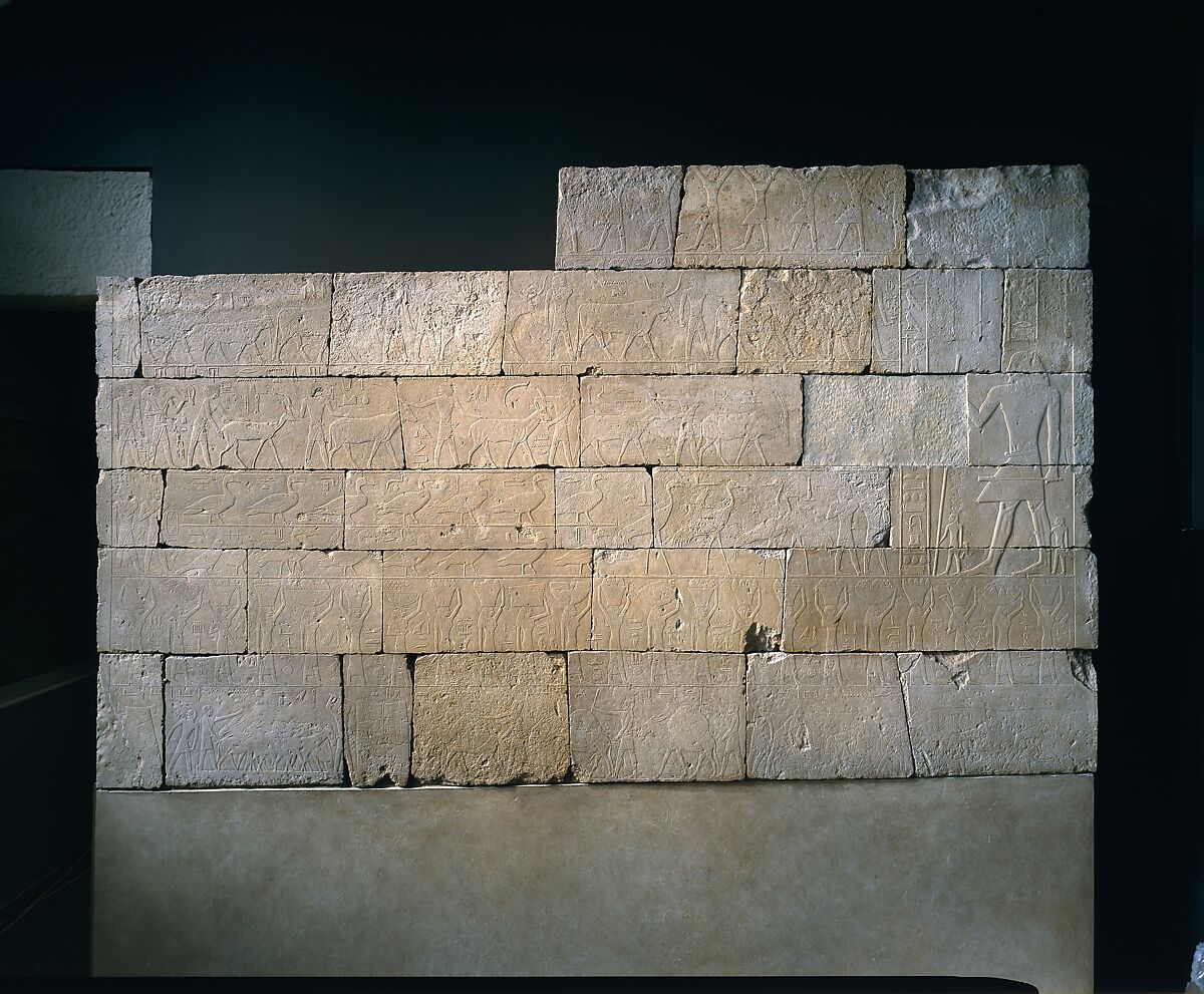 Tomb Chapel of Raemkai, Limestone, paint
