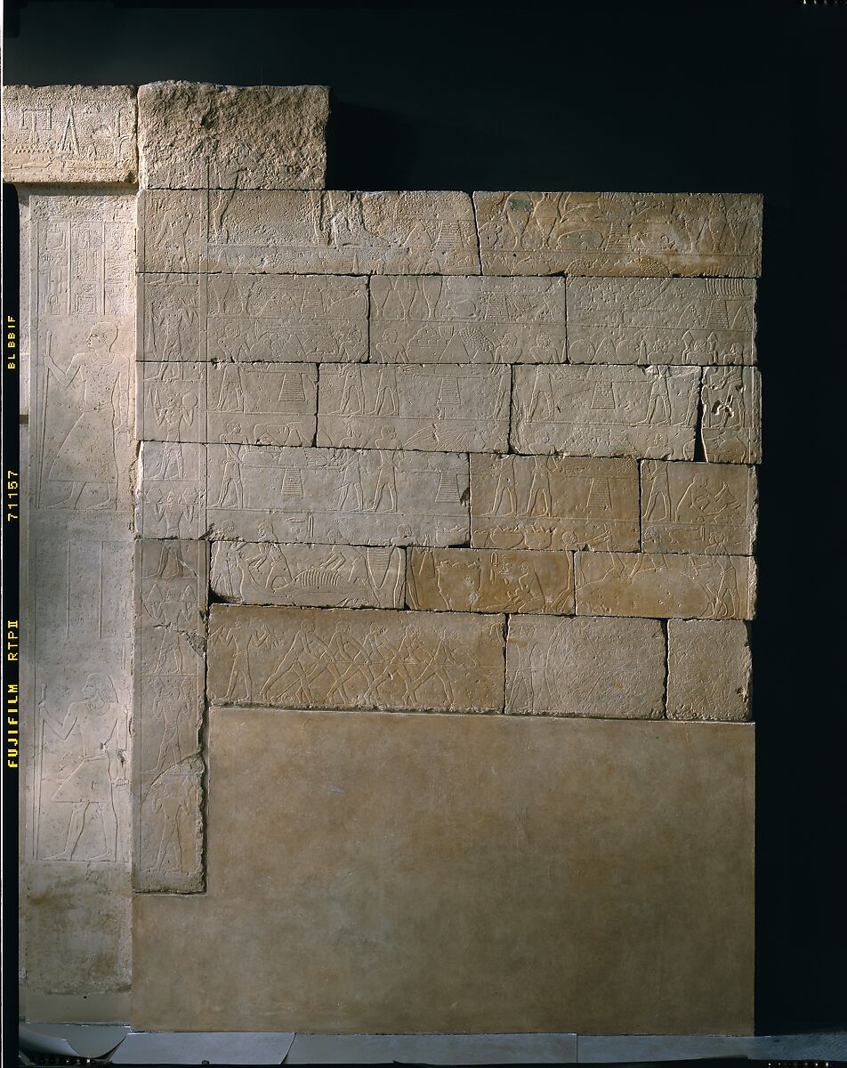 Tomb Chapel of Raemkai, Limestone, paint