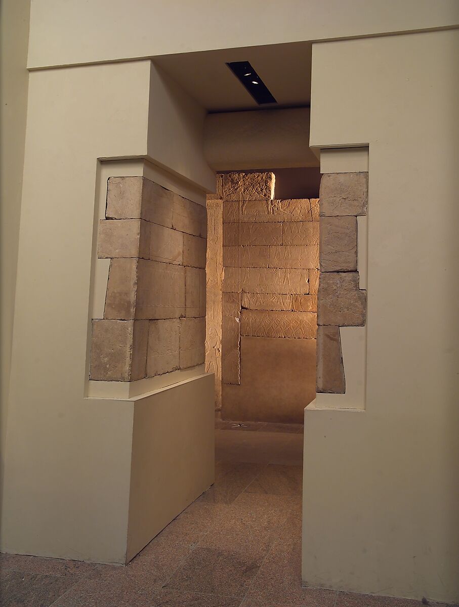 Tomb Chapel of Raemkai, Limestone, paint