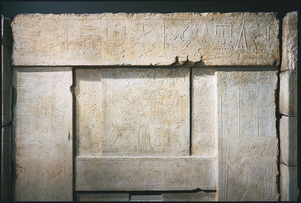 Tomb Chapel of Raemkai, Limestone, paint