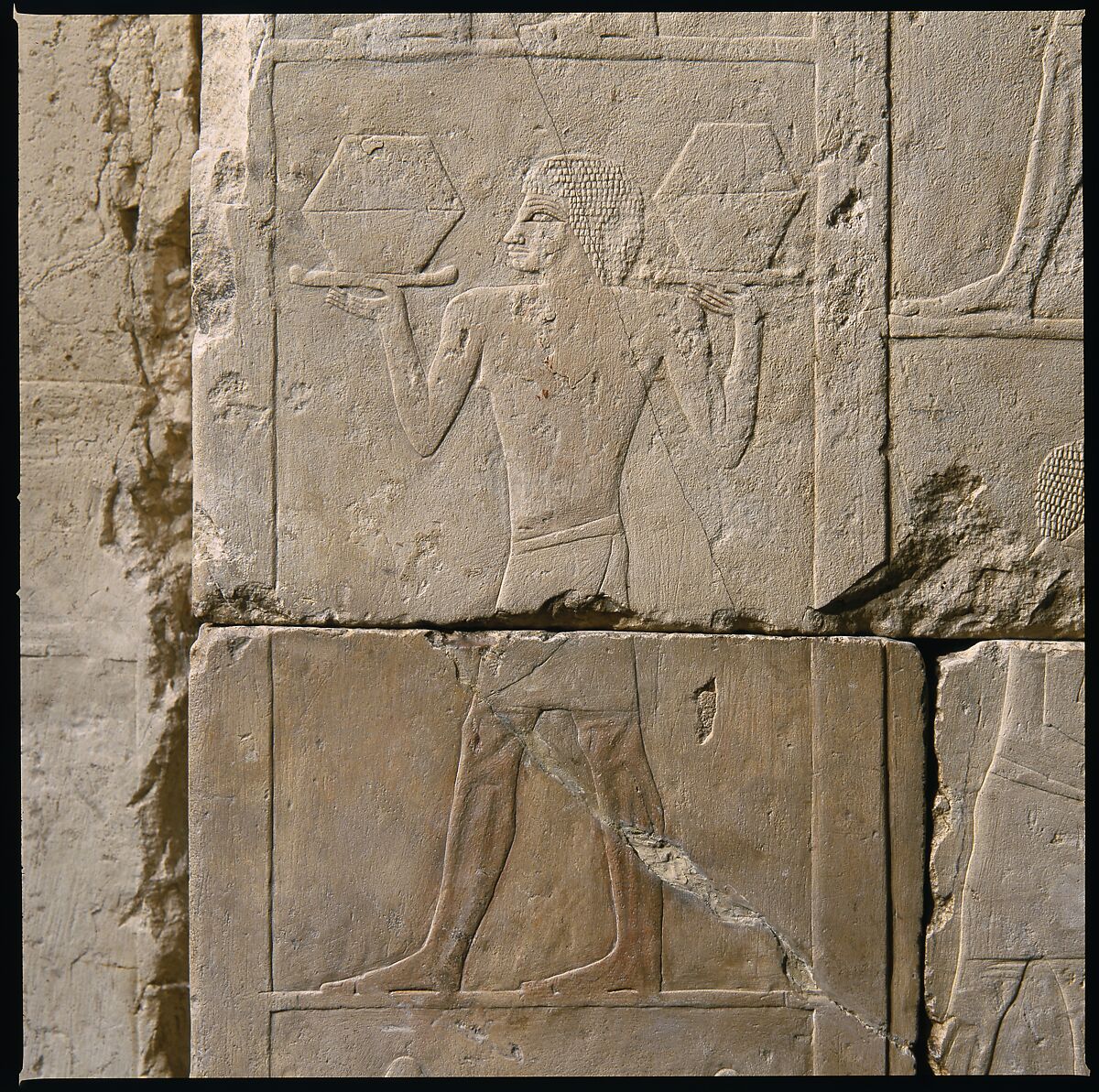 Tomb Chapel of Raemkai, Limestone, paint