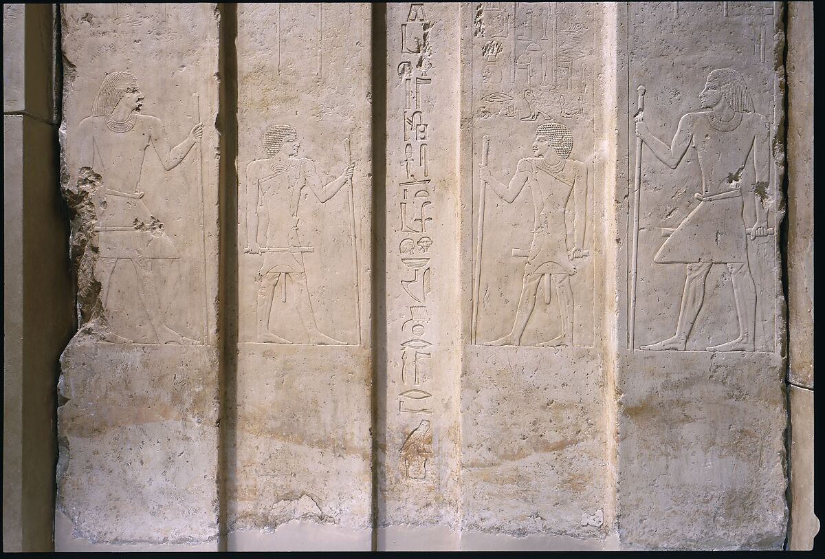 Tomb Chapel of Raemkai, Limestone, paint