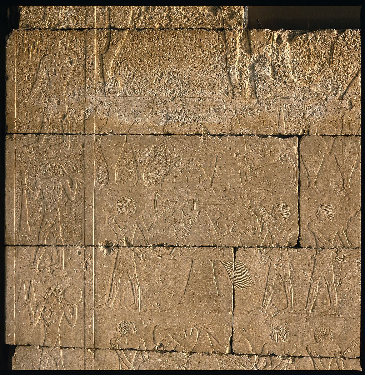 Tomb Chapel of Raemkai, Limestone, paint