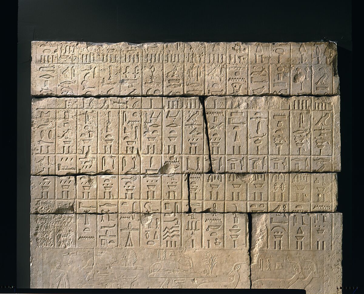 Tomb Chapel of Raemkai, Limestone, paint