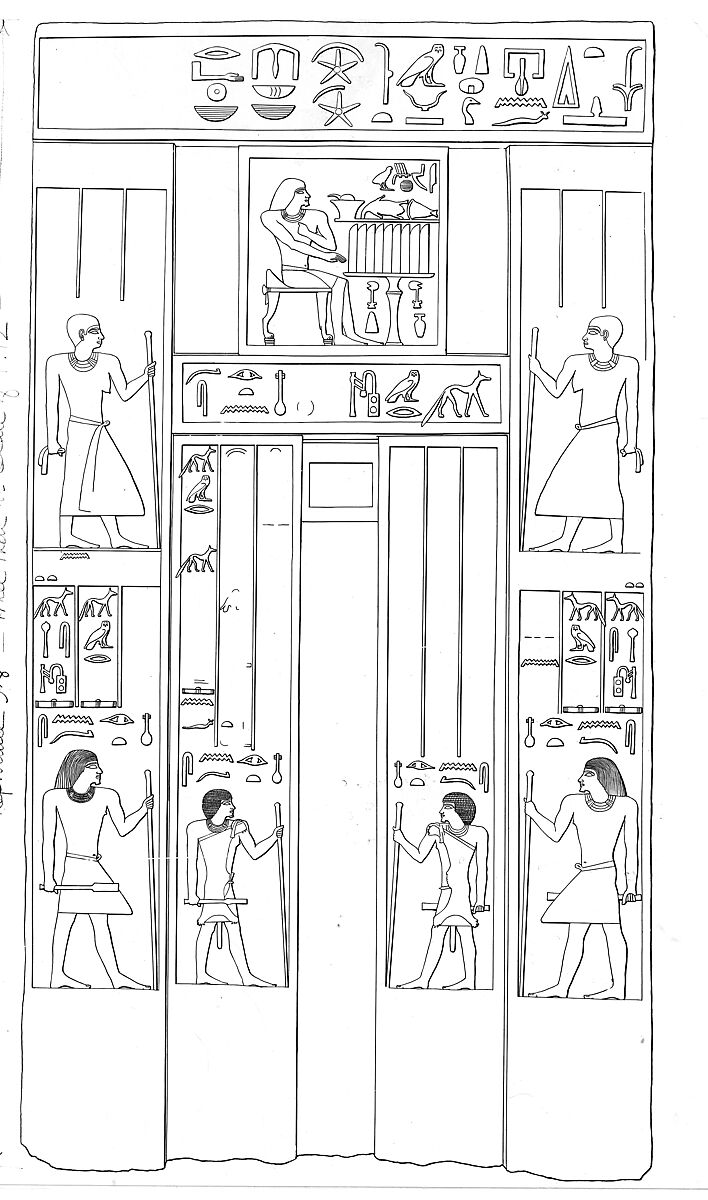 Tomb Chapel of Raemkai, Limestone, paint