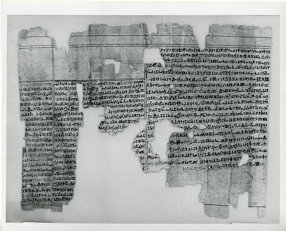Book of the Dead of Khamhor, Papyrus, ink