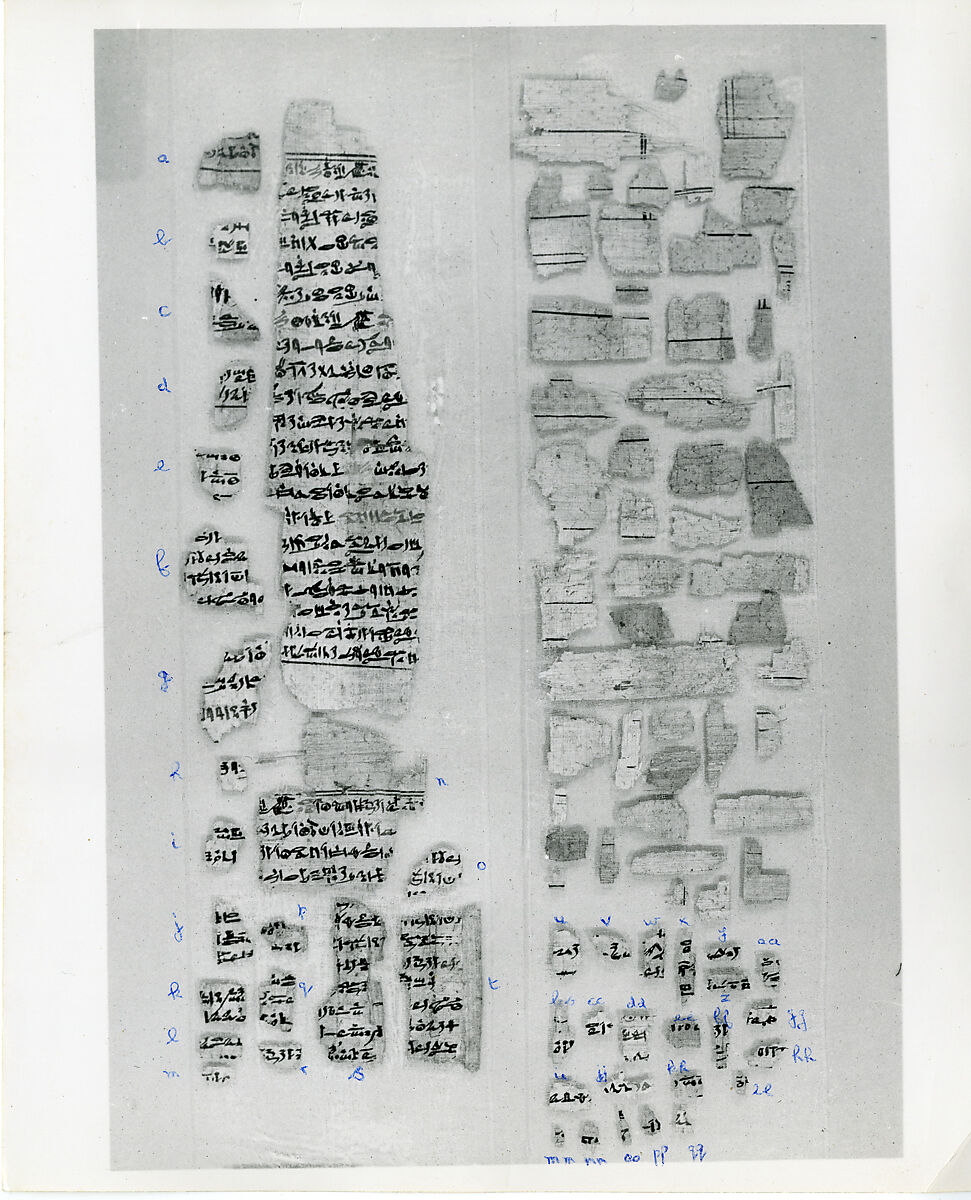 Book of the Dead of Khamhor, Papyrus, ink