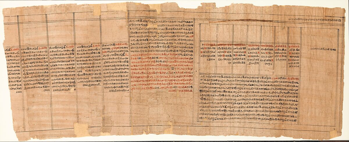 Book of the Dead of Khamhor, Papyrus, ink