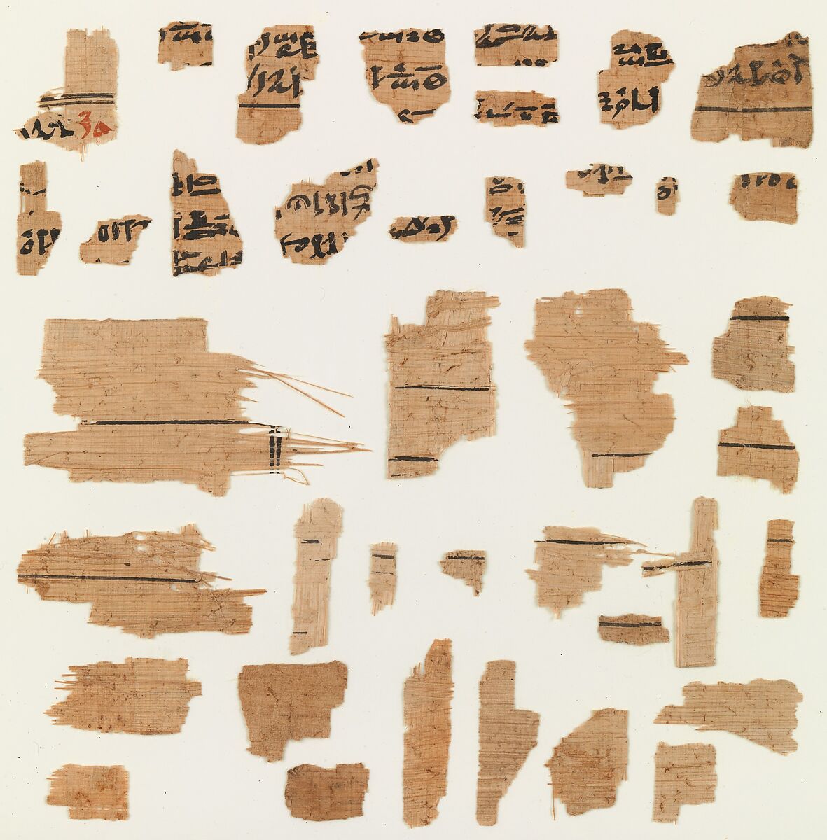 Book of the Dead of Khamhor, Papyrus, ink