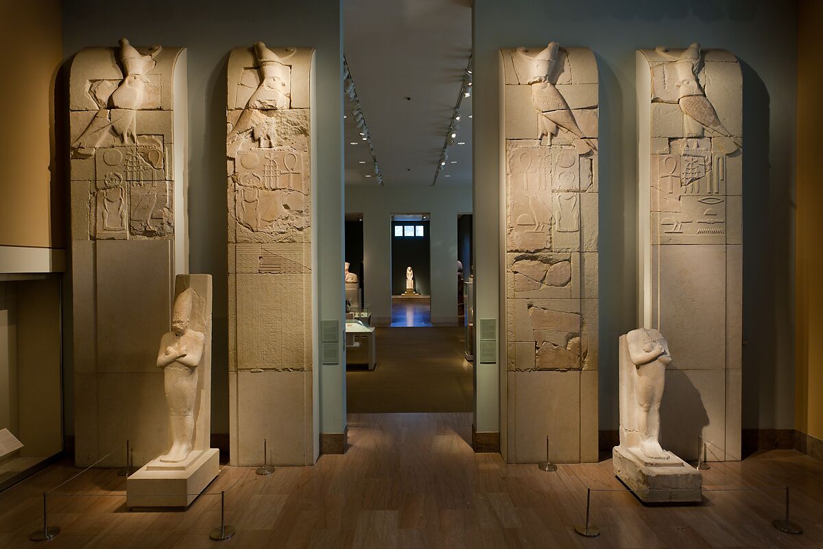 Name Panels from the Inner Wall of Senwosret I's Pyramid Complex, Limestone 