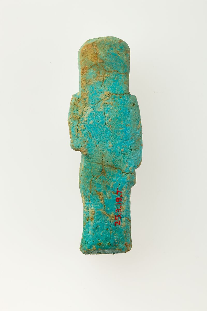 Overseer Shabti of Henettawy (C), Daughter of Isetemkheb, Faience