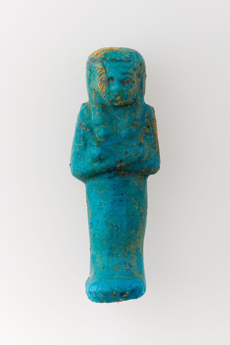 Worker Shabti of Henettawy (C), Daughter of Isetemkheb, Faience 