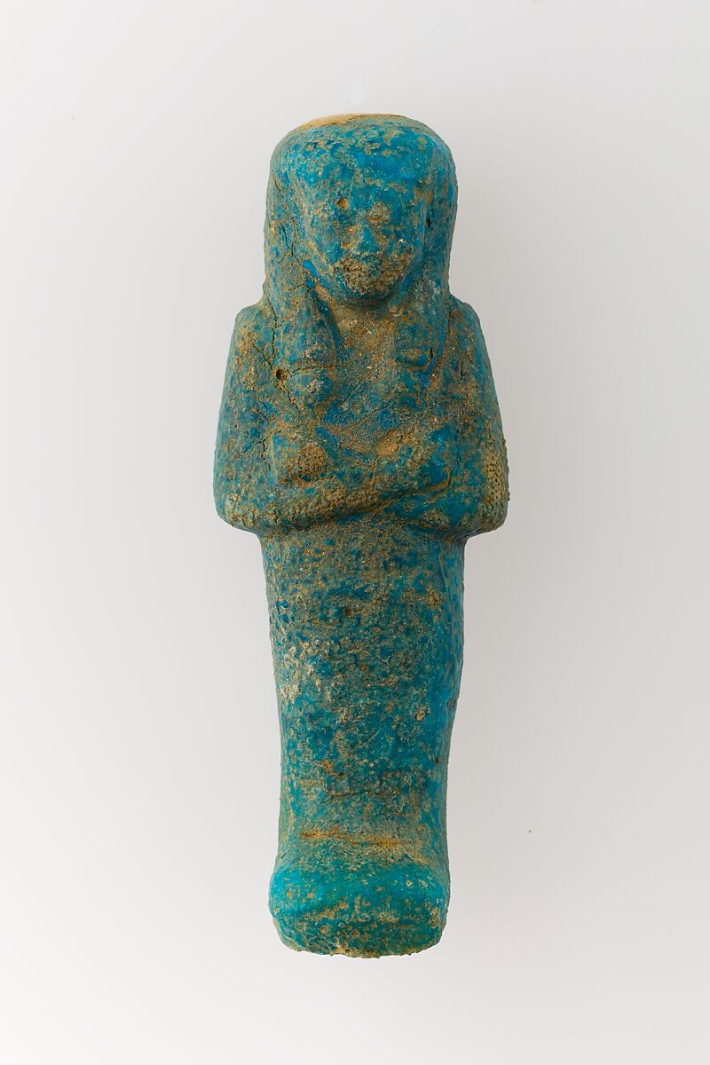 Worker Shabti of Henettawy (C), Daughter of Isetemkheb, Faience 