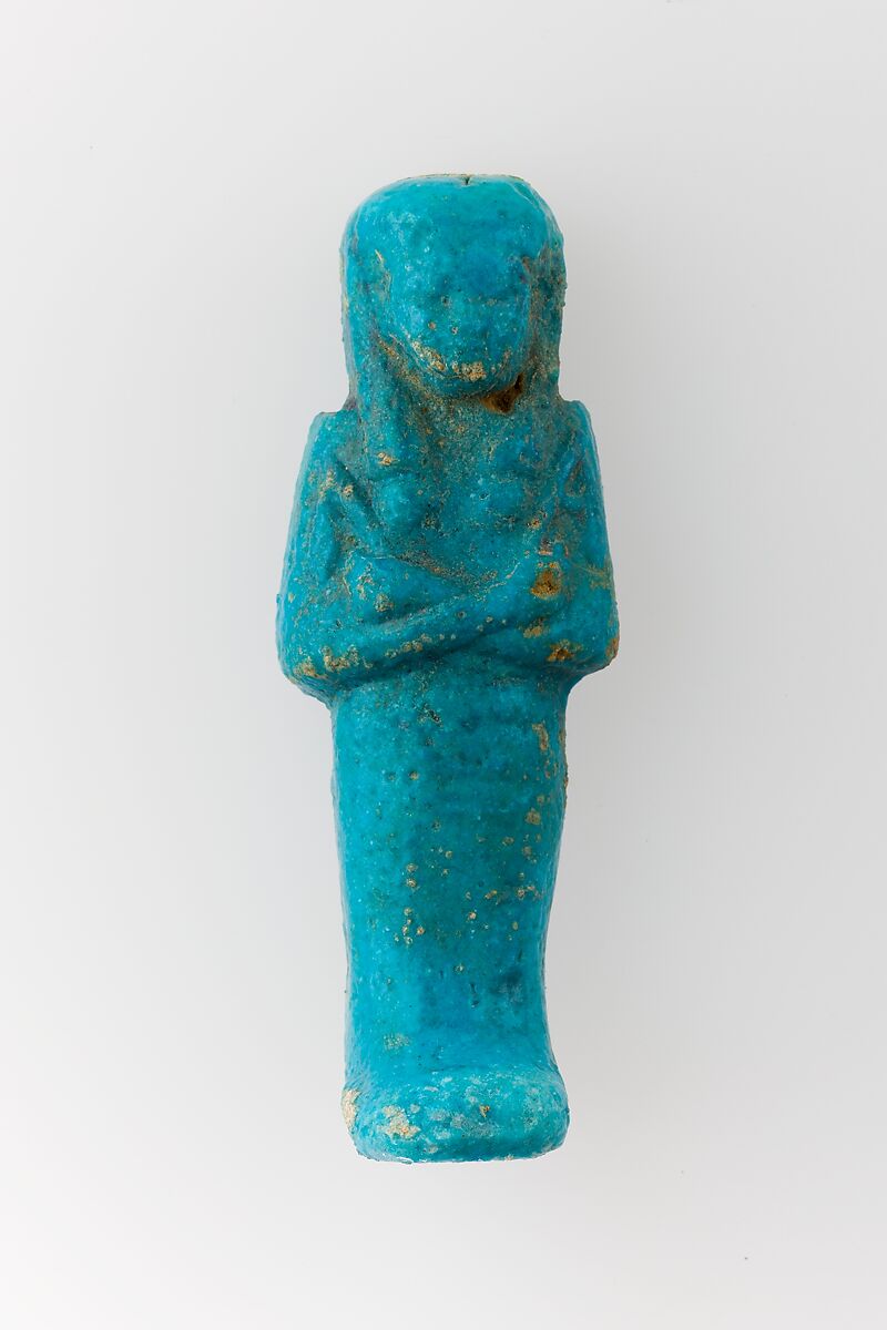 Worker Shabti of Henettawy (C), Daughter of Isetemkheb, Faience 