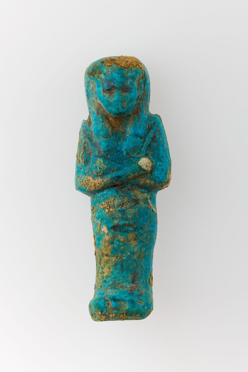 Worker Shabti of Henettawy (C), Daughter of Isetemkheb, Faience 