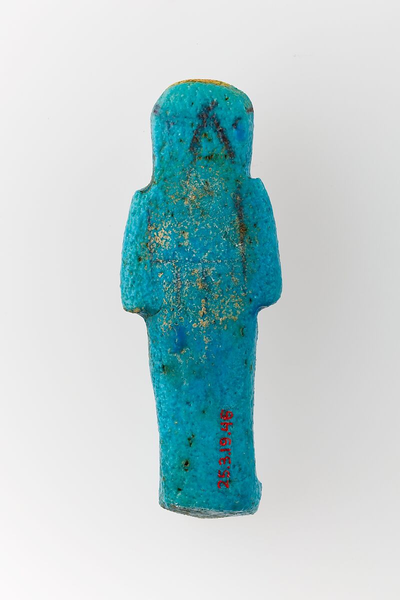 Worker Shabti of Henettawy (C), Daughter of Isetemkheb, Faience