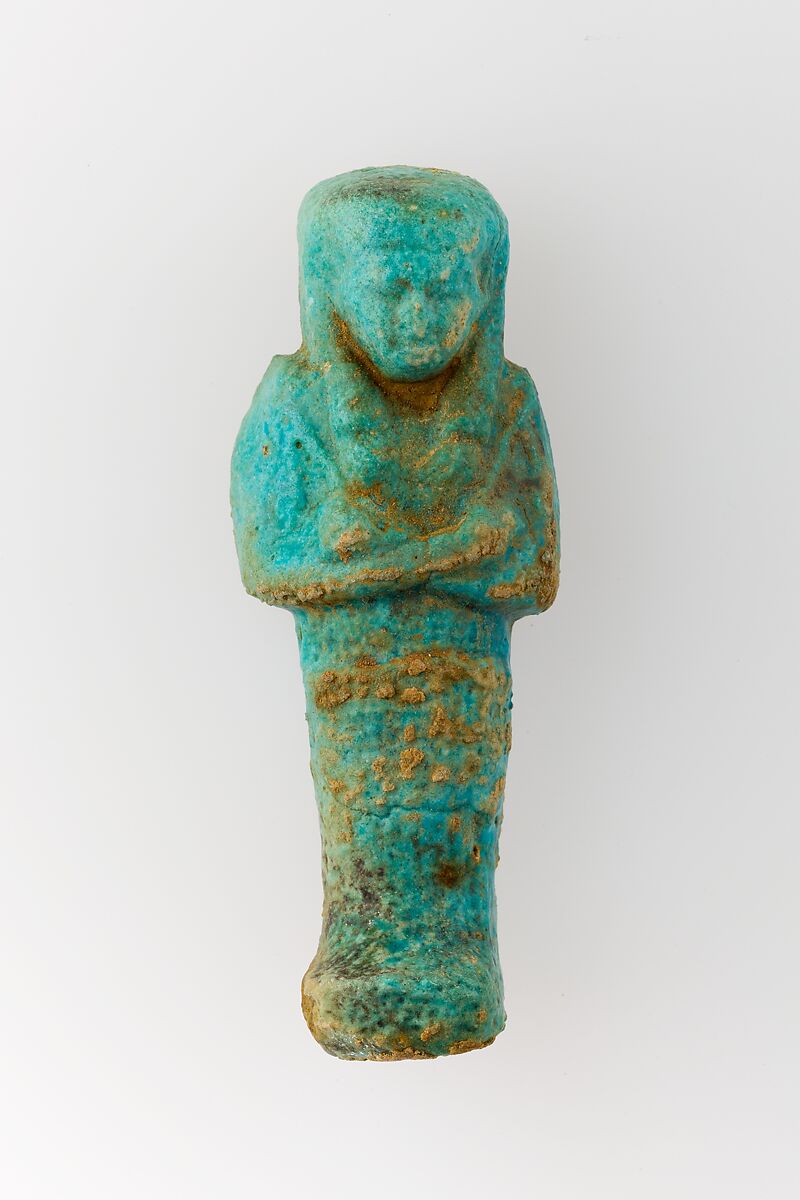 Worker Shabti of Henettawy (C), Daughter of Isetemkheb, Faience 