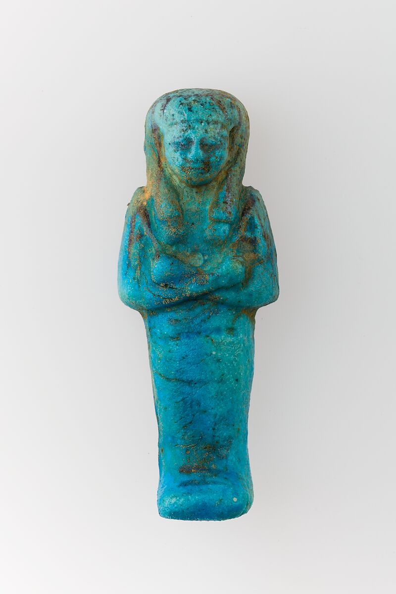 Worker Shabti of Henettawy (C), Daughter of Isetemkheb, Faience 