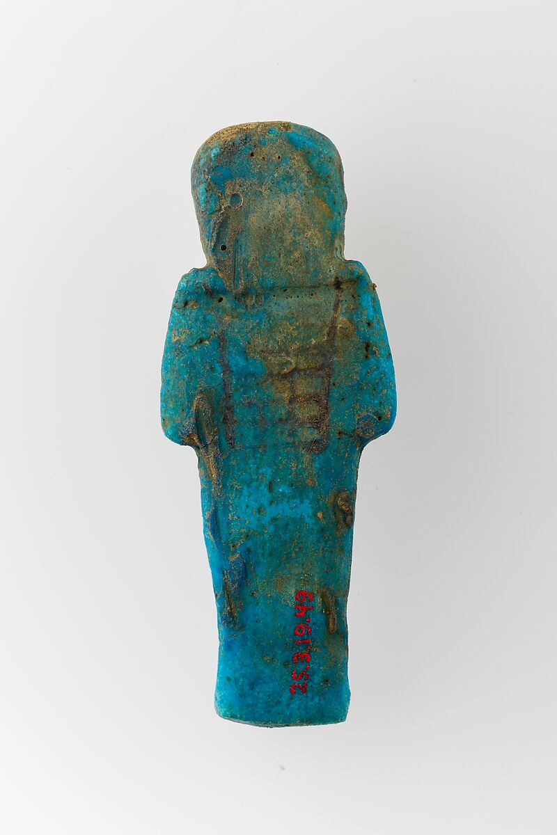 Worker Shabti of Henettawy (C), Daughter of Isetemkheb, Faience