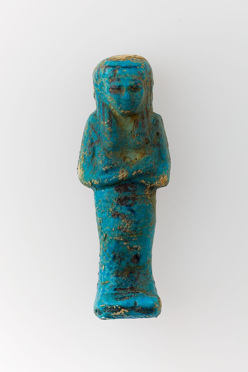 Worker Shabti of Henettawy (C), Daughter of Isetemkheb, Faience 