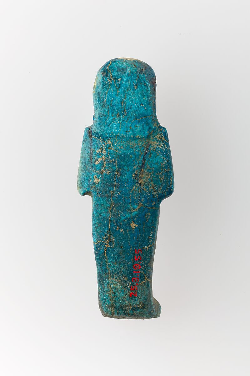 Worker Shabti of Henettawy (C), Daughter of Isetemkheb, Faience