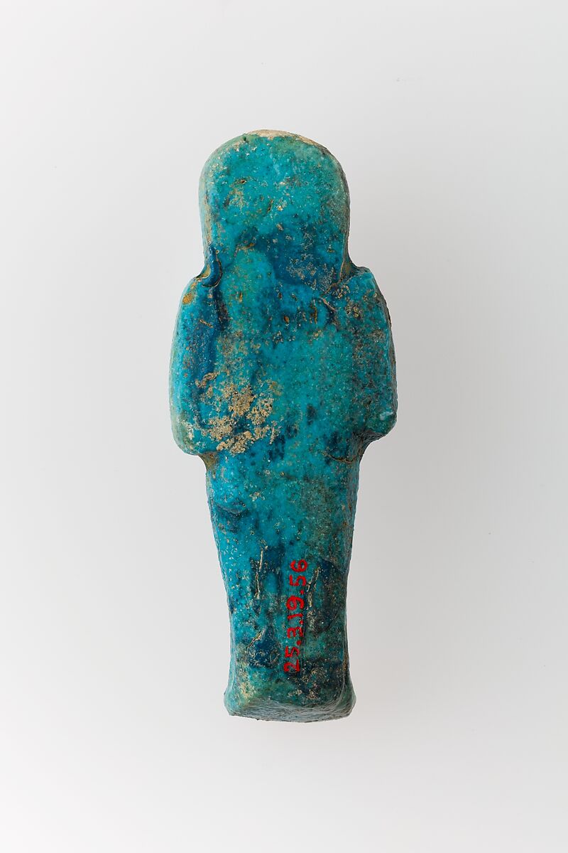 Worker Shabti of Henettawy (C), Daughter of Isetemkheb, Faience