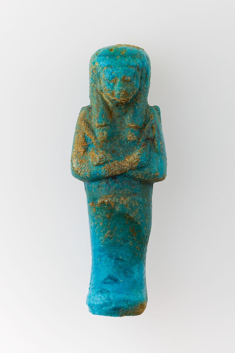 Worker Shabti of Henettawy (C), Daughter of Isetemkheb, Faience 