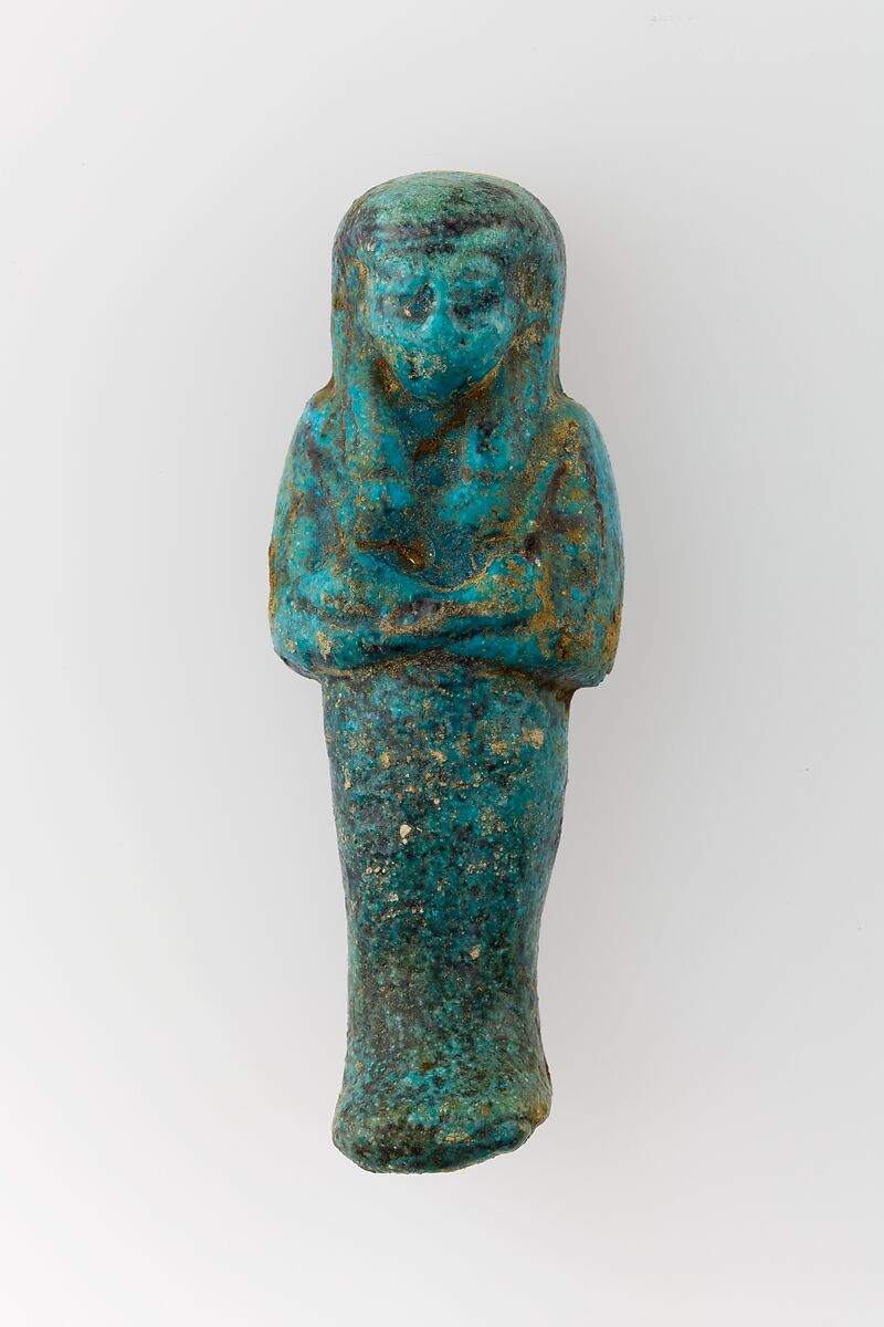 Worker Shabti of Henettawy (C), Daughter of Isetemkheb, Faience 