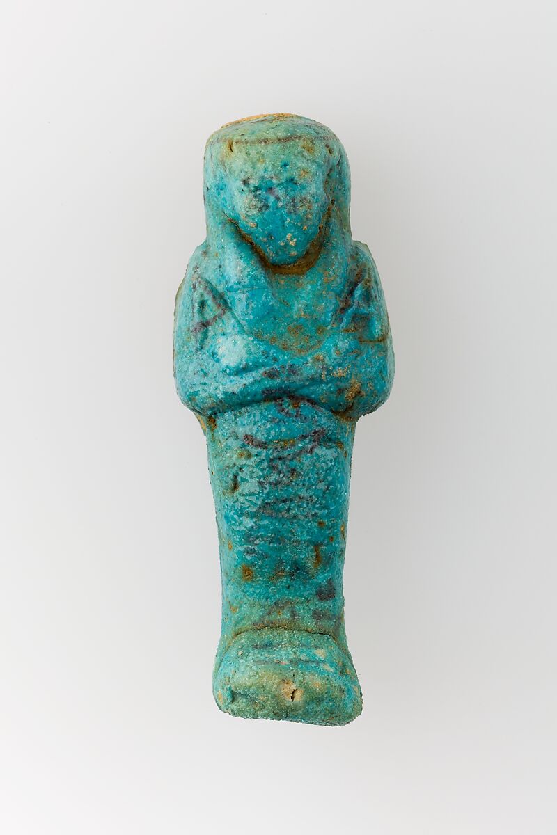 Worker Shabti of Henettawy (C), Daughter of Isetemkheb, Faience 