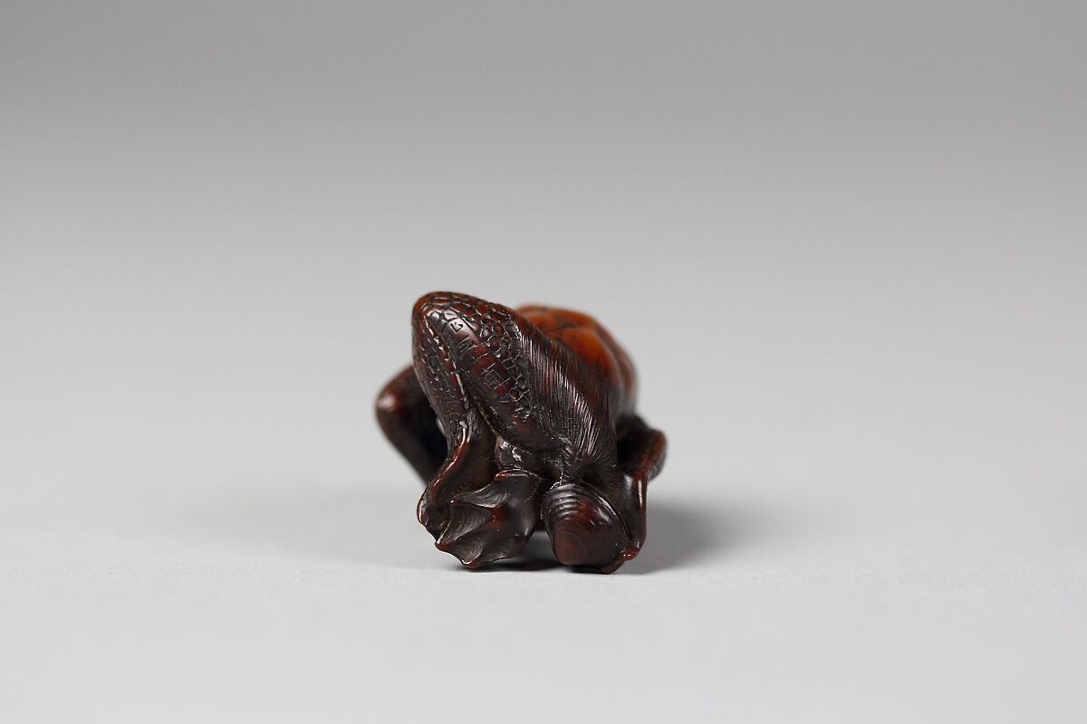 Netsuke of a Kappa, Wood, Japan