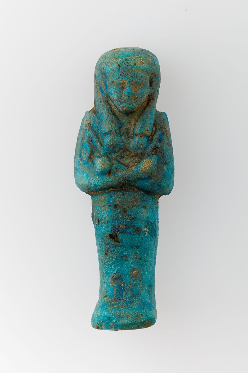 Worker Shabti of Henettawy (C), Daughter of Isetemkheb, Faience 