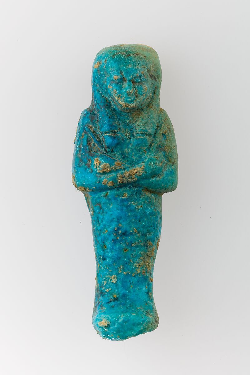 Worker Shabti of Henettawy (C), Daughter of Isetemkheb, Faience 