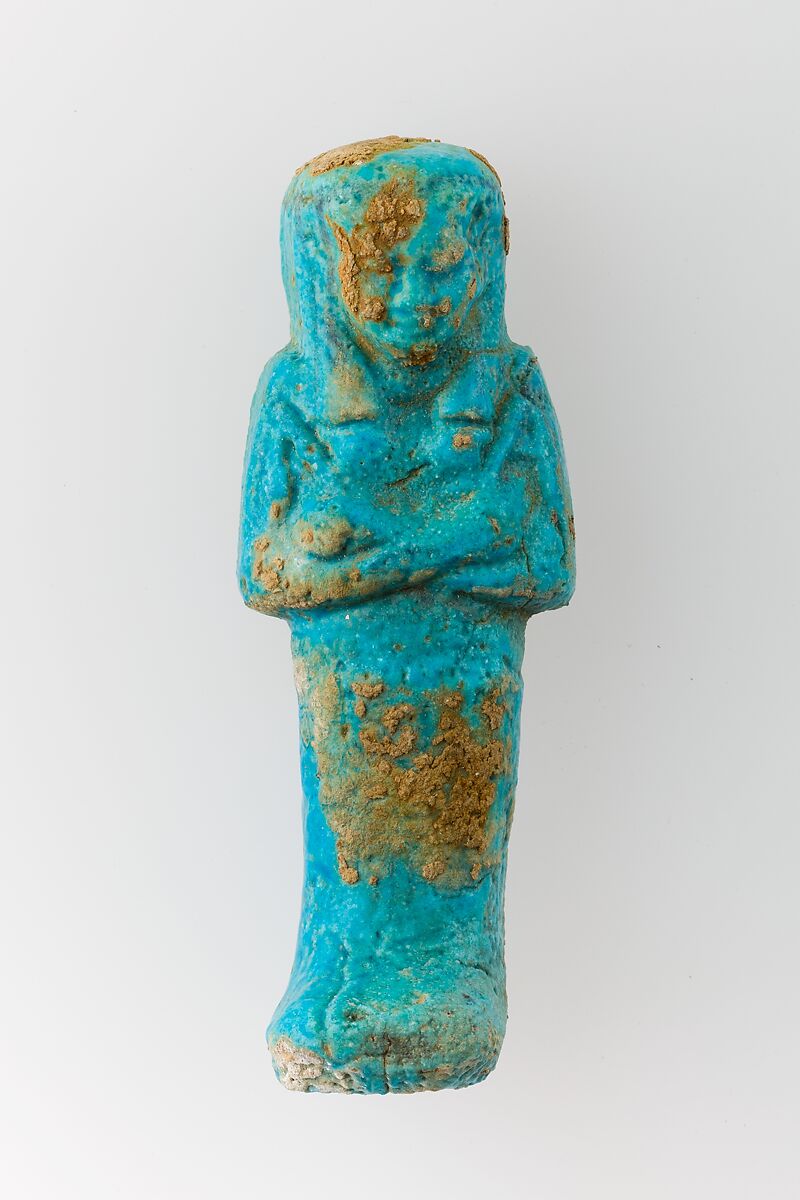 Worker Shabti of Henettawy (C), Daughter of Isetemkheb, Faience 