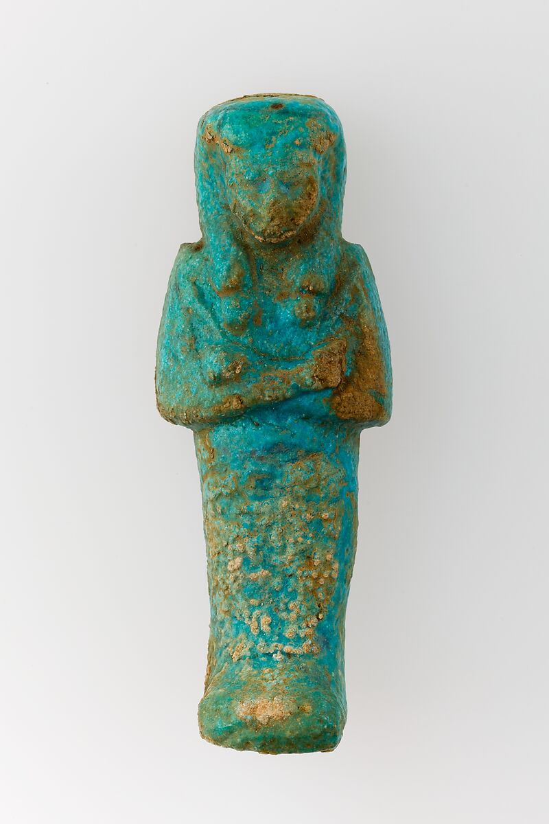 Worker Shabti of Henettawy (C), Daughter of Isetemkheb, Faience 