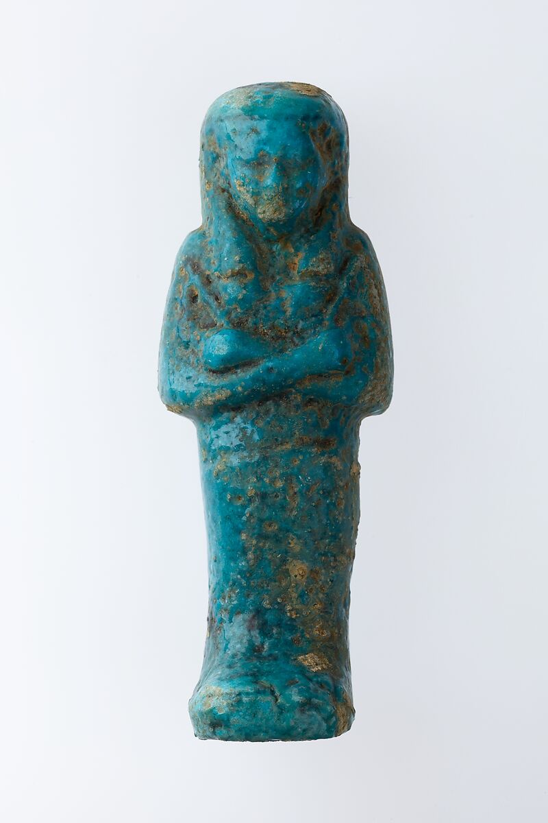 Worker Shabti of Henettawy (C), Daughter of Isetemkheb, Faience 