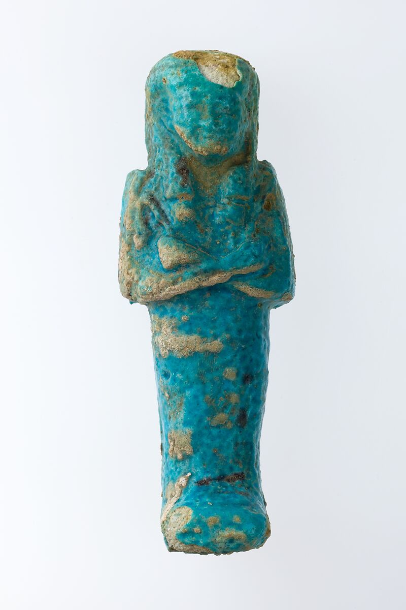 Worker Shabti of Henettawy (C), Daughter of Isetemkheb, Faience 