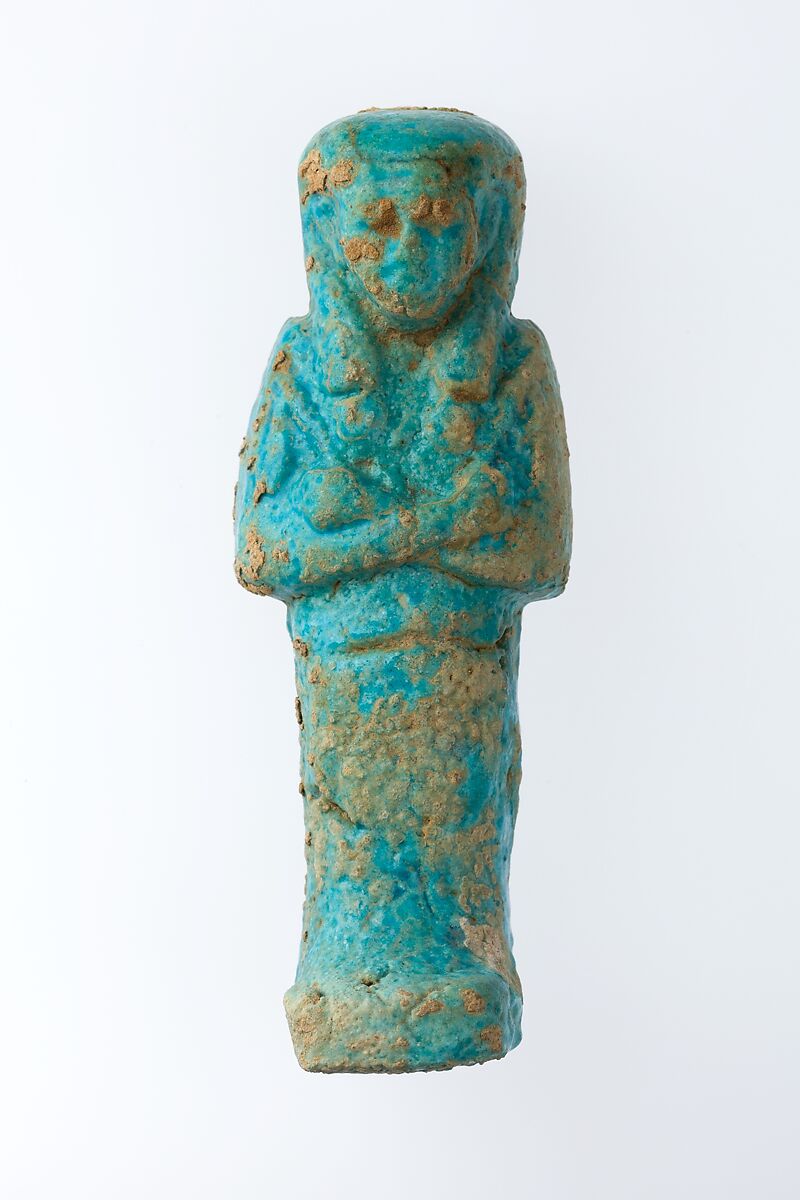 Worker Shabti of Henettawy (C), Daughter of Isetemkheb, Faience 