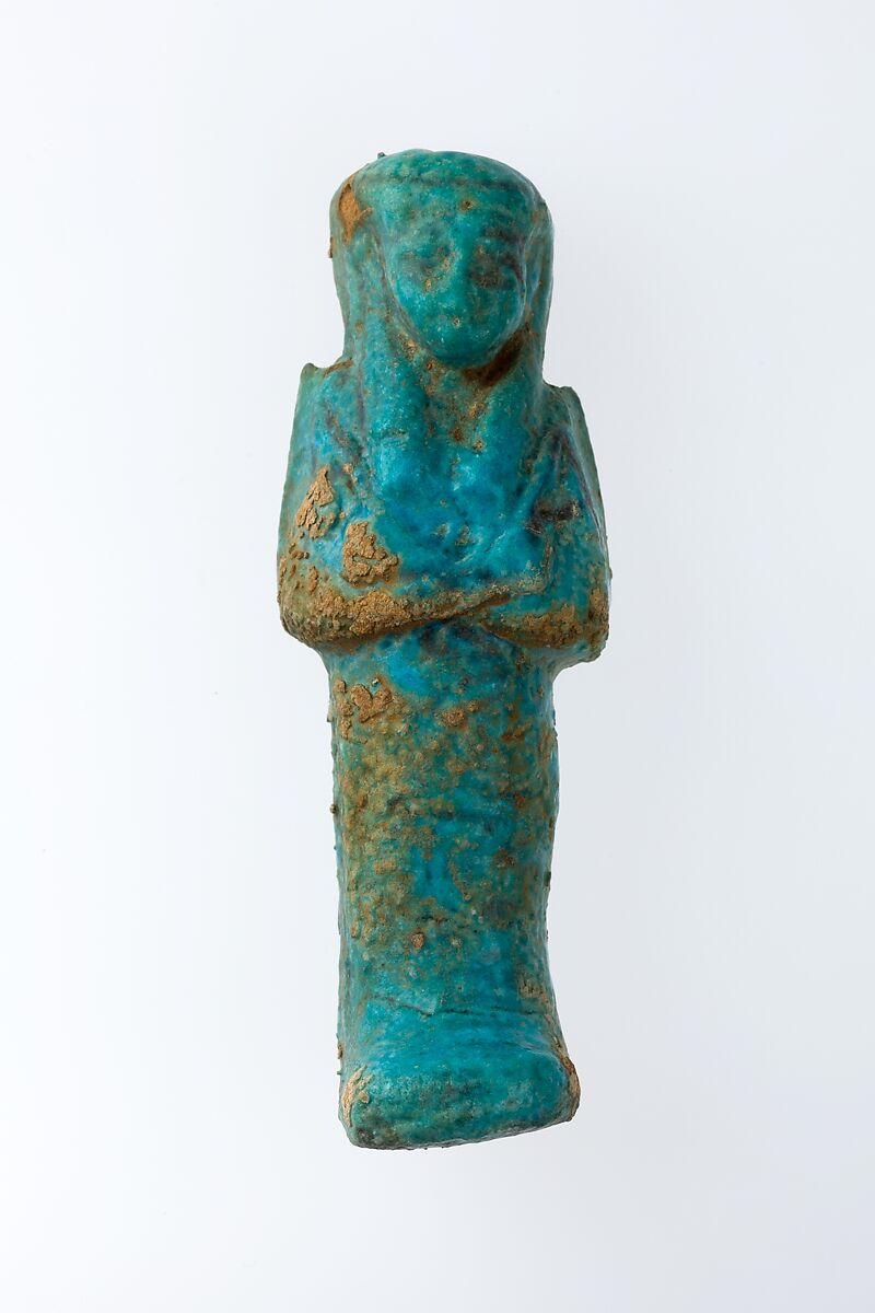 Worker Shabti of Henettawy (C), Daughter of Isetemkheb, Faience 