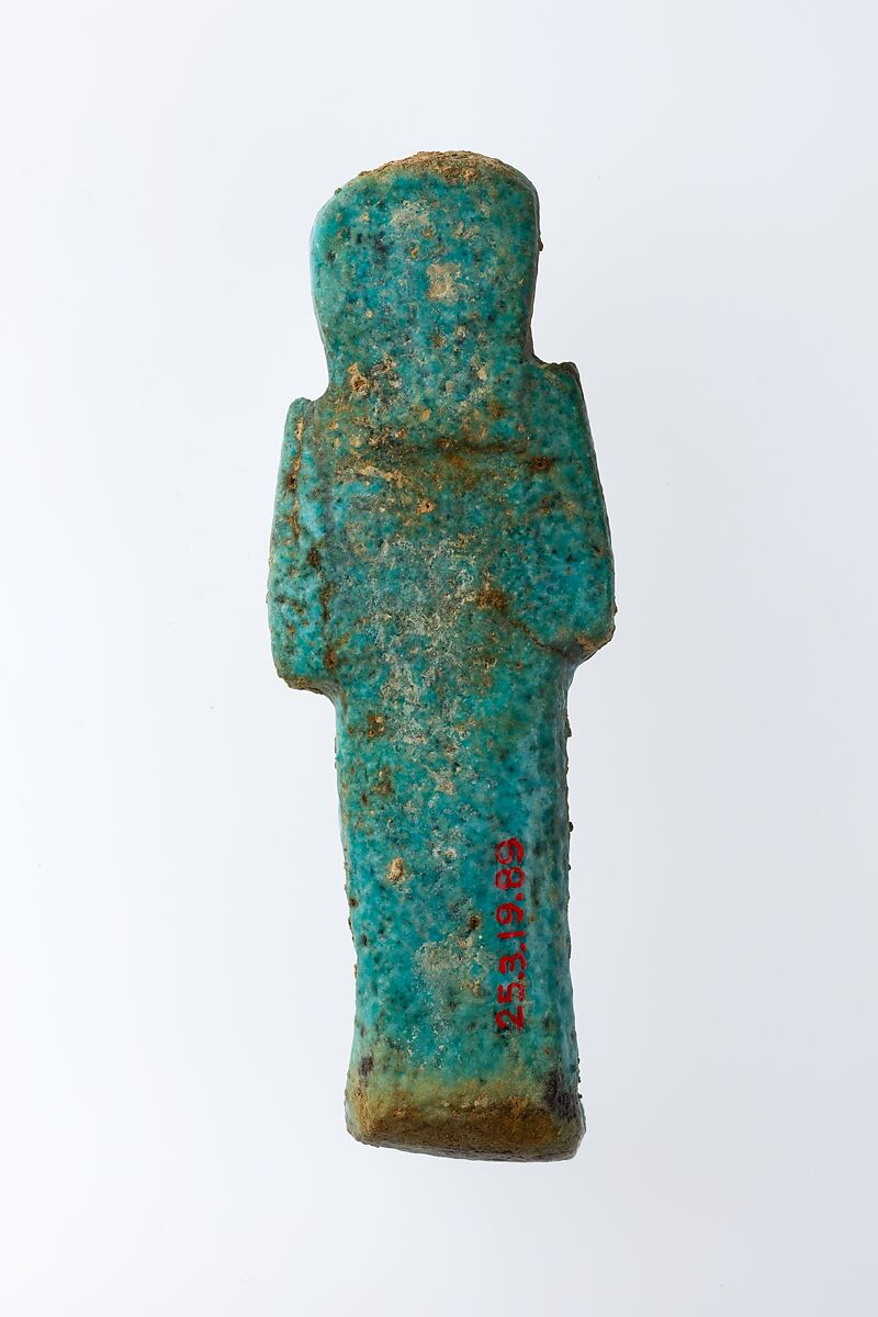 Worker Shabti of Henettawy (C), Daughter of Isetemkheb, Faience