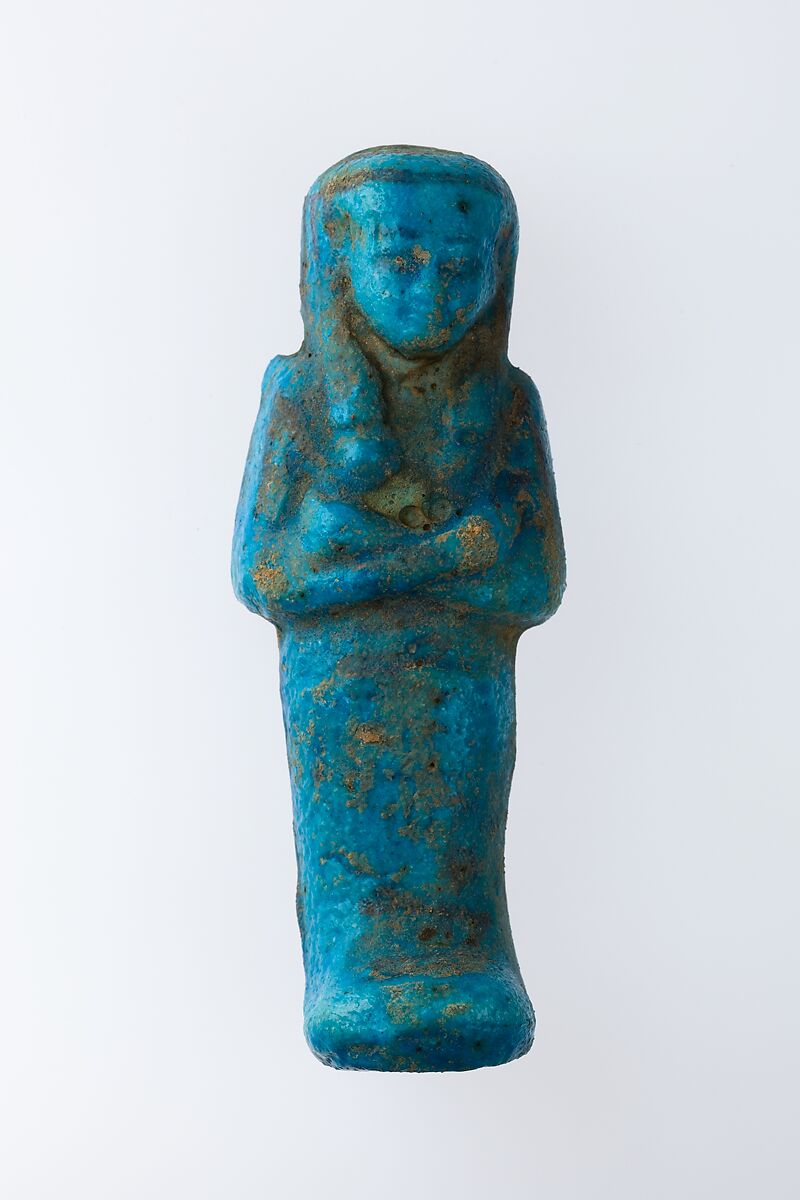 Worker Shabti of Henettawy (C), Daughter of Isetemkheb, Faience 