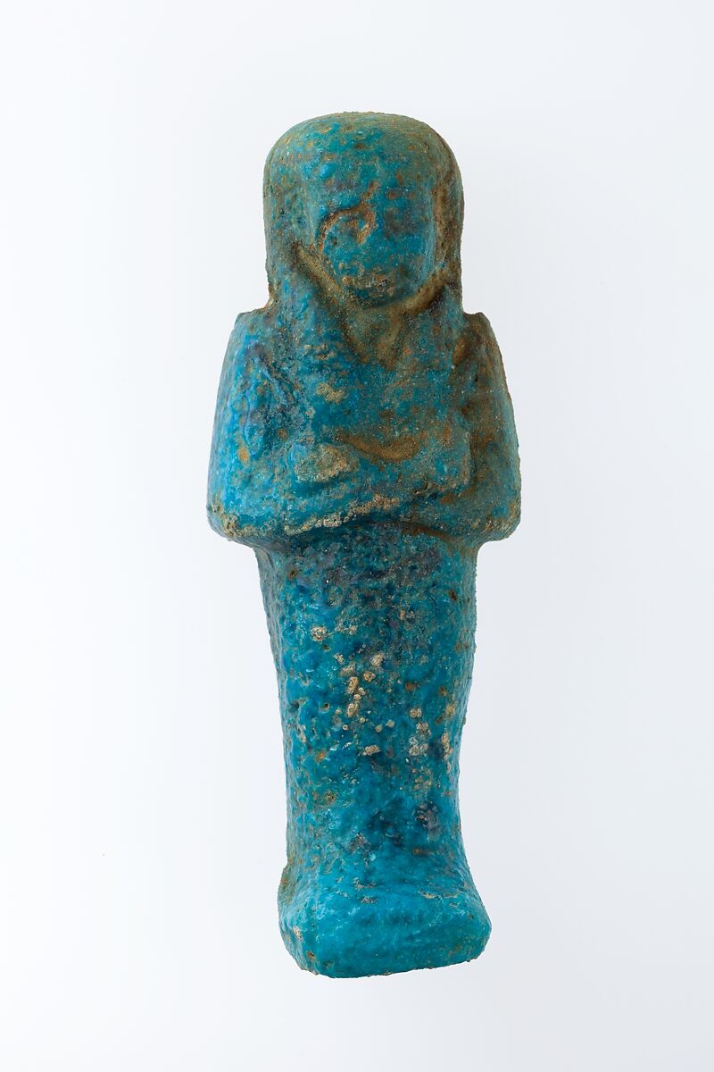 Worker Shabti of Henettawy (C), Daughter of Isetemkheb, Faience 