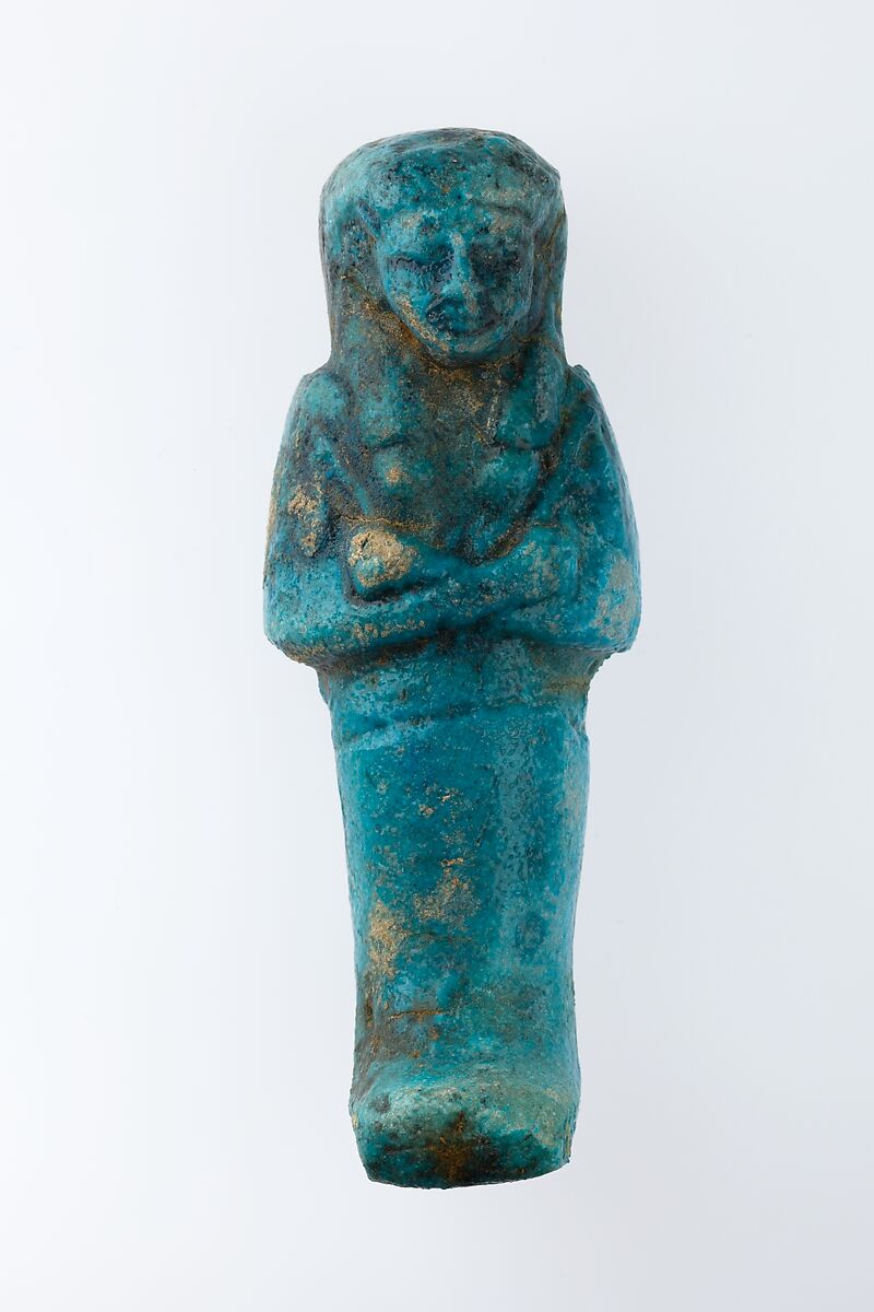 Worker Shabti of Henettawy (C), Daughter of Isetemkheb, Faience 