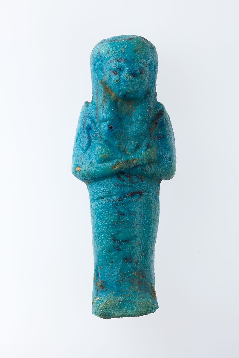 Worker Shabti of Henettawy (C), Daughter of Isetemkheb, Faience 