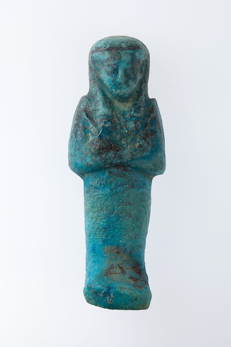 Worker Shabti of Henettawy (C), Daughter of Isetemkheb, Faience 