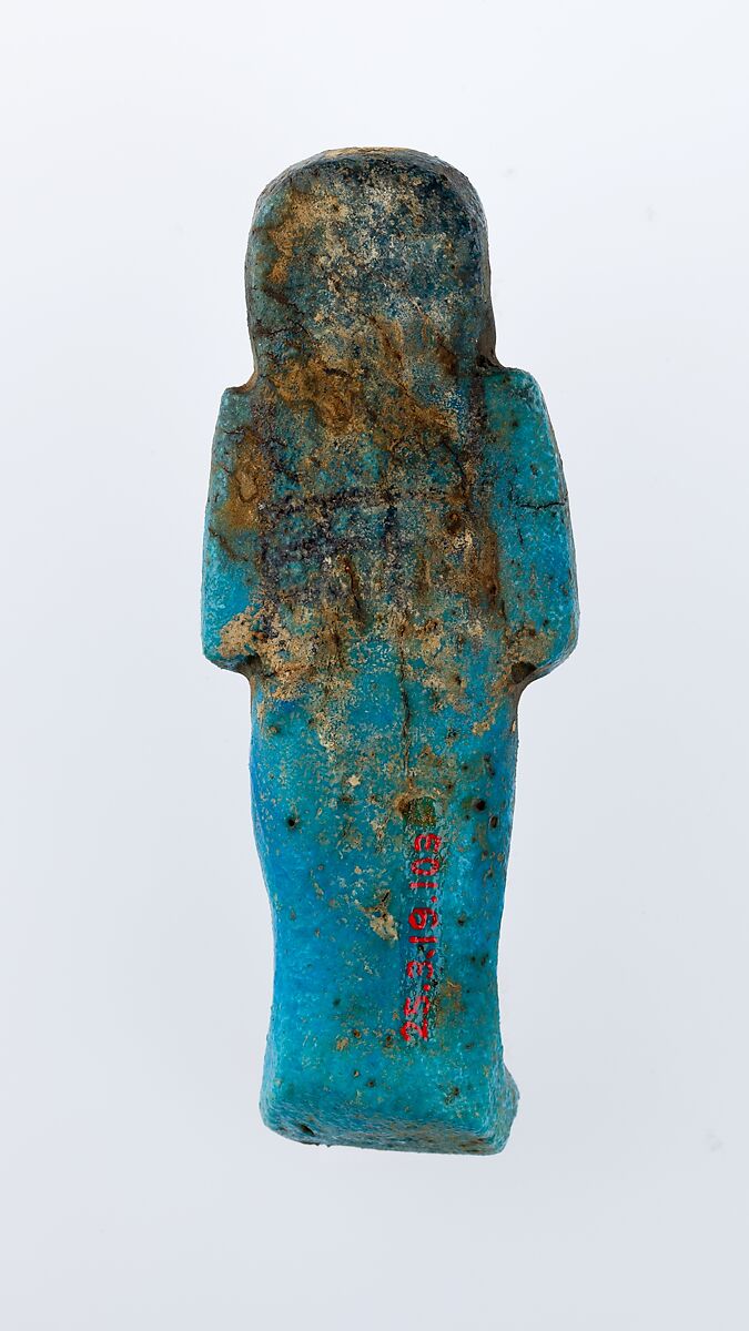 Worker Shabti of Henettawy (C), Daughter of Isetemkheb, Faience