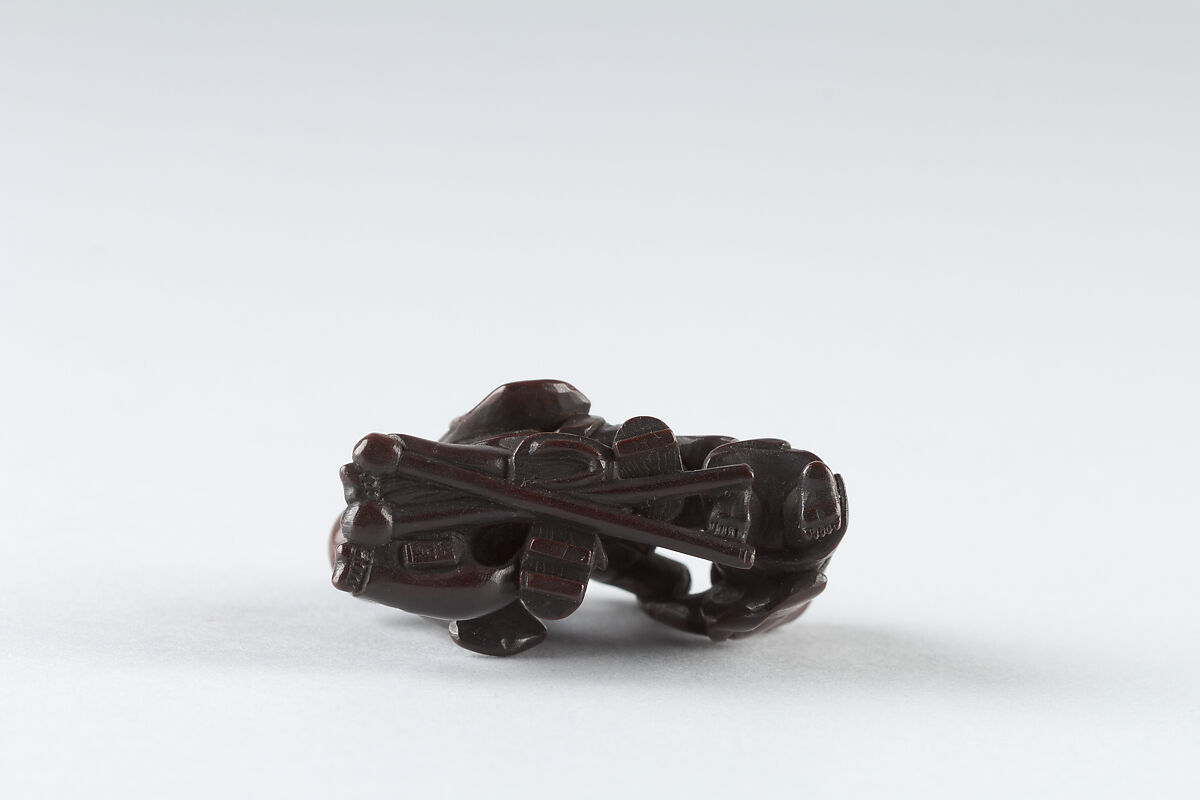 Netsuke of Group of Figures, Wood, Japan